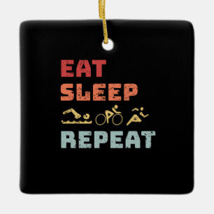 Triathlon Keramikornament