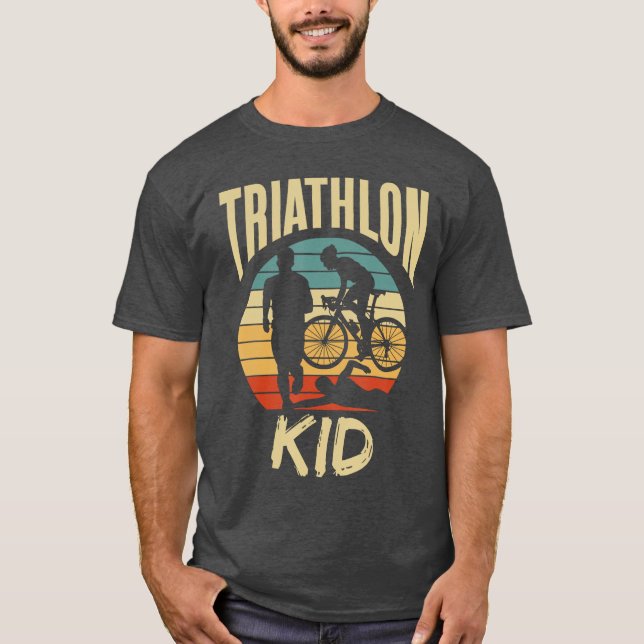 Triathlon Kid Sport Loverriathlete boy T-Shirt (Vorderseite)