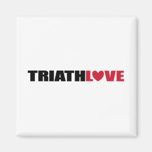 Triathlon-Liebe für Schwimmer, Radfahrer und Läufe Magnet