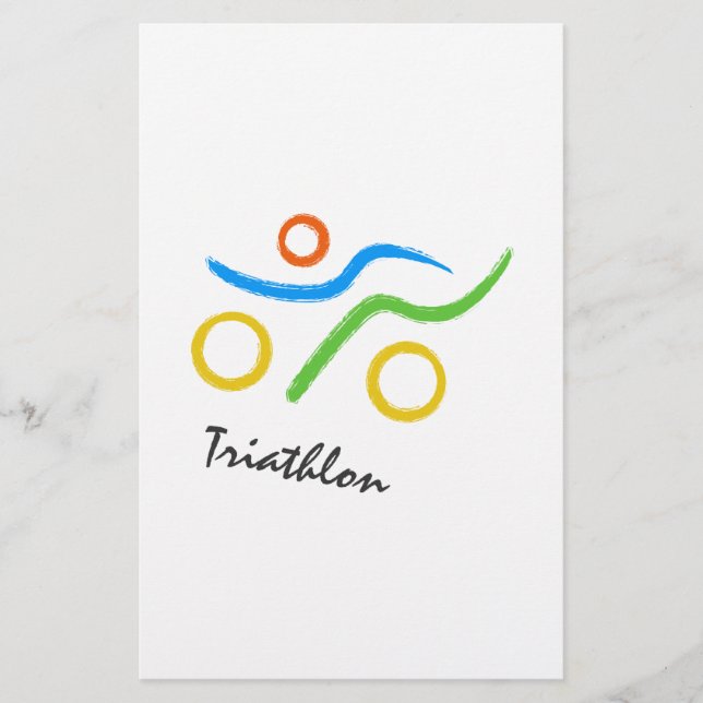 Triathlon-Logo (Vorderseite)