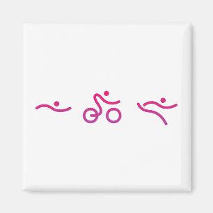Triathlon-Logo Magnet