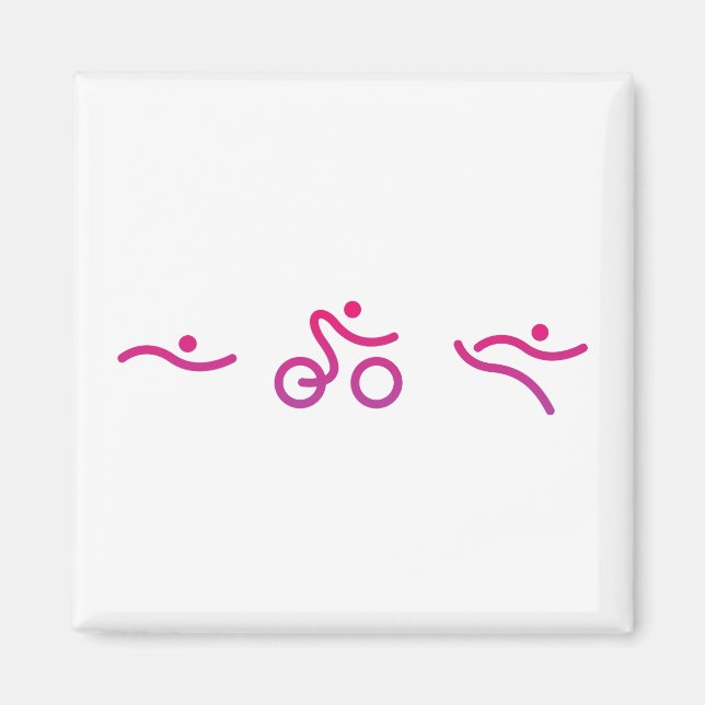 Triathlon-Logo Magnet (Vorne)