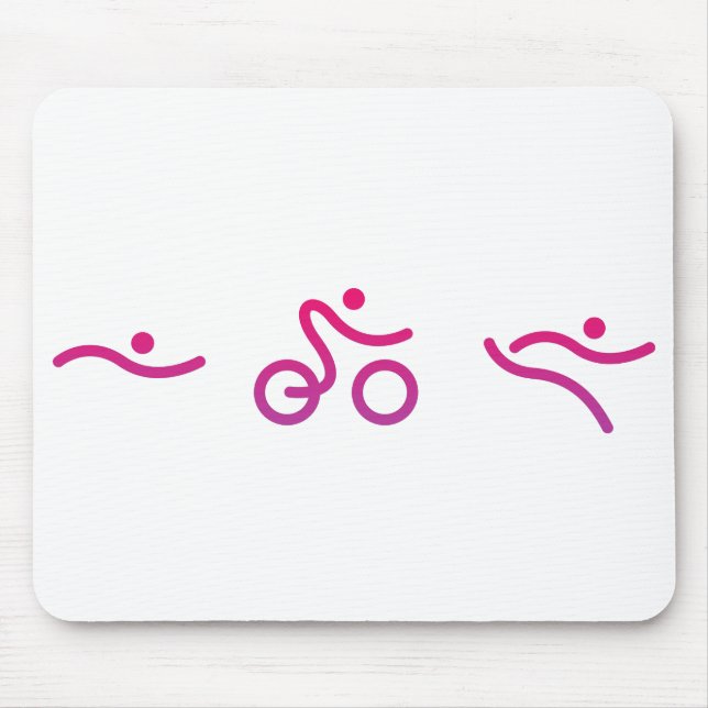 Triathlon-Logo Mousepad (Vorne)