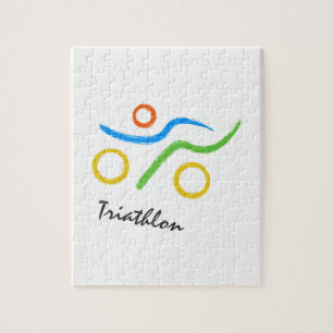 Triathlon-Logo Puzzle