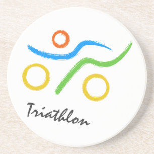 Triathlon-Logo Untersetzer