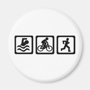 Triathlon Magnet