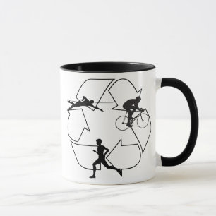 Triathlon-Mann Tasse