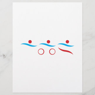 Triathlon modernes cooles Logo