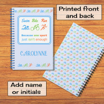 Triathlon-Muster schwimmen Fahrrad laufen Slogan