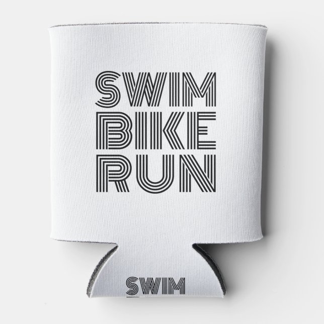 Triathlon-Renndesign Dosenkühler (Vorderseite)
