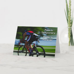 Triathlon - Schmerz ist vorübergehend Karte
