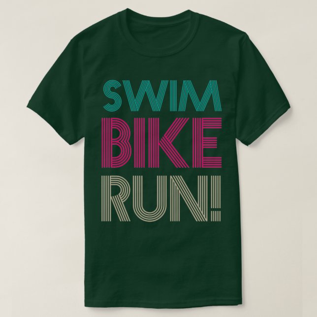 Triathlon-Schwimmen 2 T-Shirt (Design vorne)