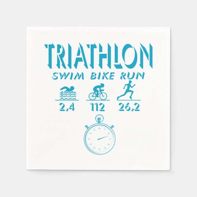Triathlon Serviette (Vorderseite)