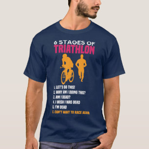 Triathlon Sport Running Biken Geschenk T-Shirt