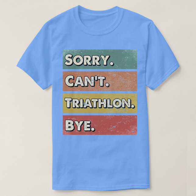 Triathlon Sportgeschenke T-Shirt (Design vorne)