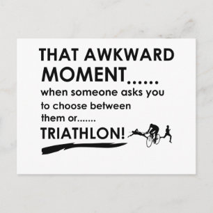 Triathlon Sports Designs Postkarte