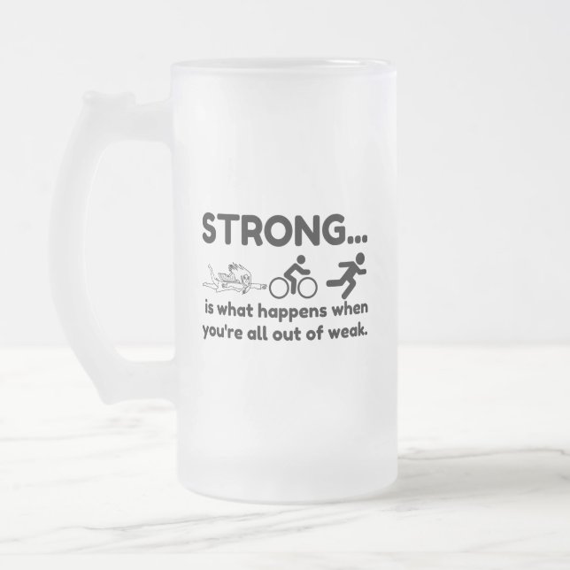 TRIATHLON STARK MATTGLAS BIERGLAS (Links)