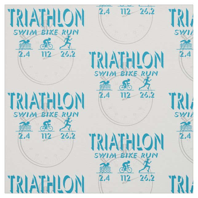 Triathlon Stoff (Muster)