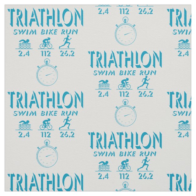 Triathlon Stoff (Muster)