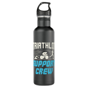 Triathlon Support-Crew Edelstahlflasche