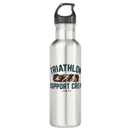Triathlon Support Crew Family Coach Edelstahlflasche
