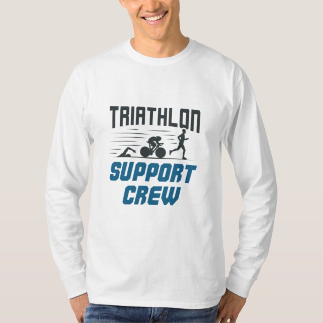 Triathlon Support-Crew T-Shirt (Vorderseite)