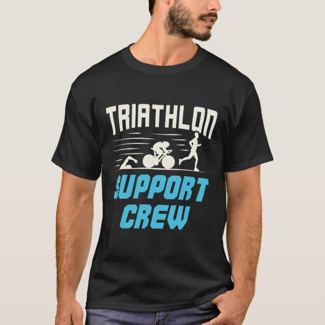 Triathlon Support-Crew T-Shirt (Vorderseite)