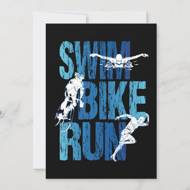 Triathlon - Swim Bike Run (Vorderseite)