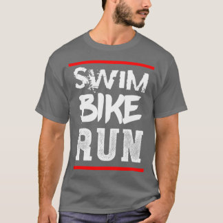 Triathlon Swim Bike Run 5 T-Shirt