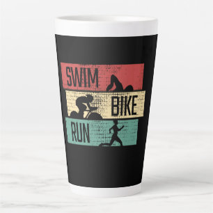 Triathlon - Swim Bike Run Milchtasse