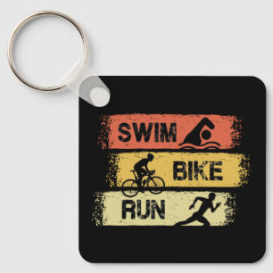 Triathlon - Swim Bike Run Schlüsselanhänger