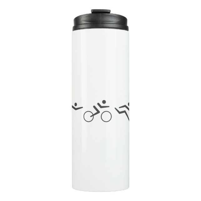 Triathlon Thermosbecher (Vorderseite)