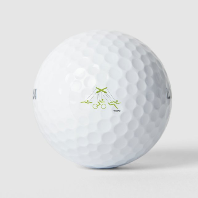 Triathlon-Trainer, Triathlon-Trainer Golfball (Vorderseite)