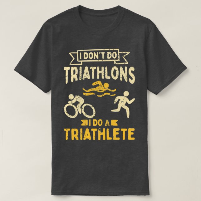 Triathlon Triathlete 14 T-Shirt (Design vorne)