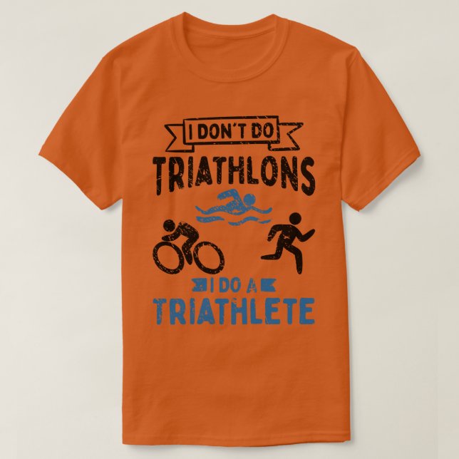 Triathlon Triathlete 2 T-Shirt (Design vorne)
