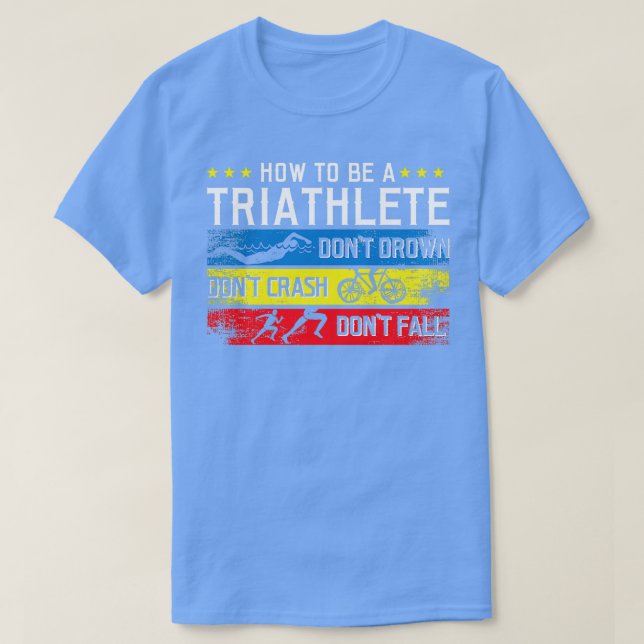 Triathlon Triathlete Sports T-Shirt (Design vorne)