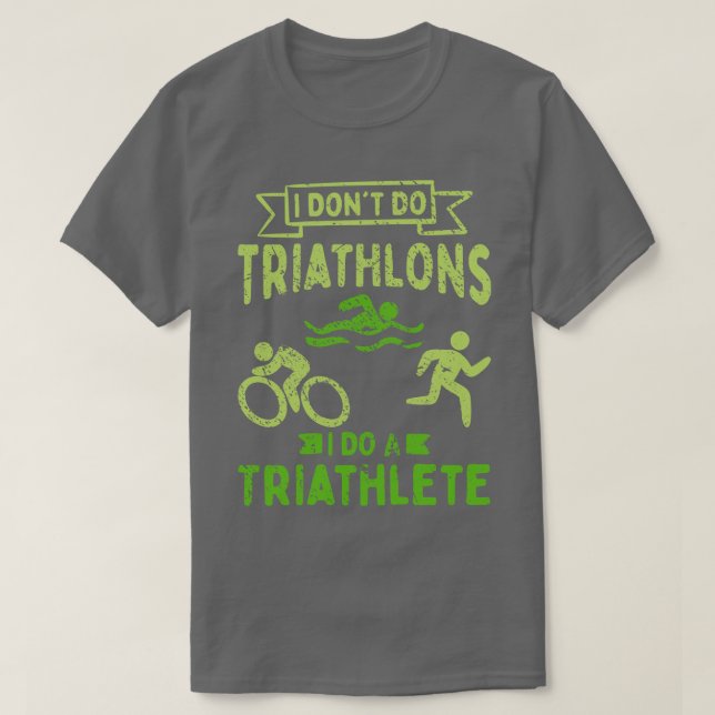 Triathlon Triathlete T-Shirt (Design vorne)