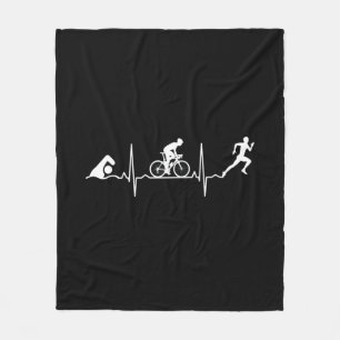 Triathlon - Triathlon Heartbeat Fleecedecke