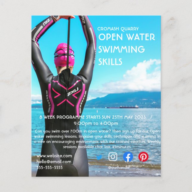 Triathlon-Triathlon-Laufsteg Flyer (Vorne)