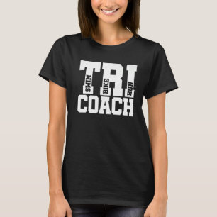 Triathlon Triathlon Triathle Tri Coach Grafischer  T-Shirt