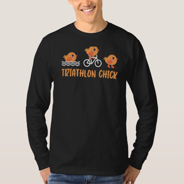 Triathlon Triathlon Triathlon T-Shirt (Vorderseite)