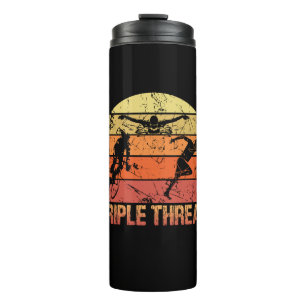 Triathlon Triple Threat Vintage Thermosbecher