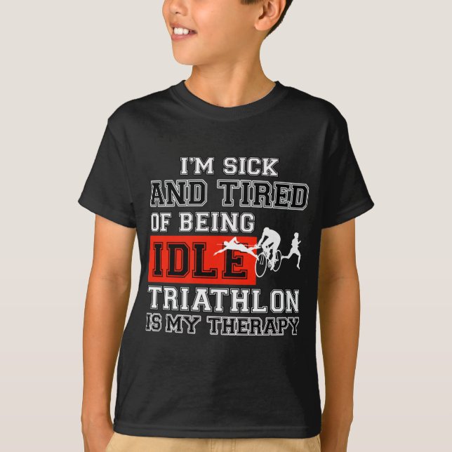 Triathlonentwurf T-Shirt (Vorderseite)