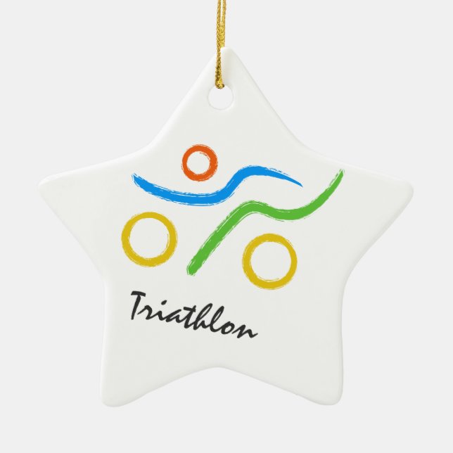 Triathlonlogo Keramikornament (Vorne)