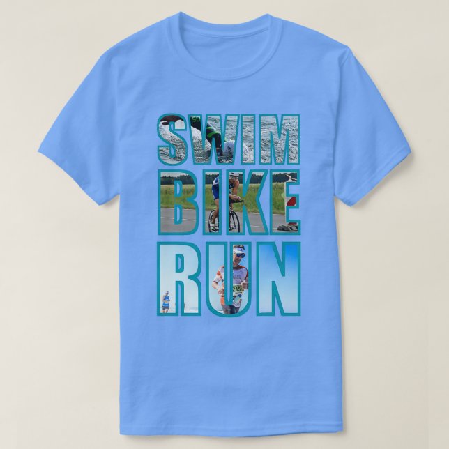 TriathlonSwimBikeRun T-Shirt (Design vorne)