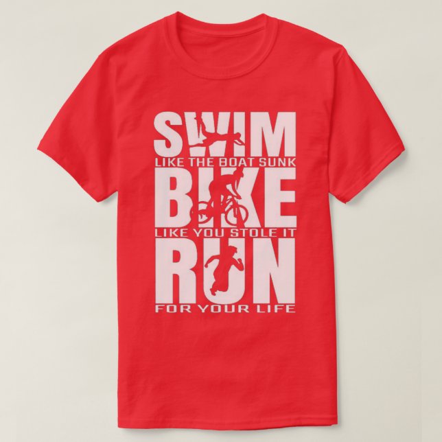 Triatlon T-Shirt (Design vorne)