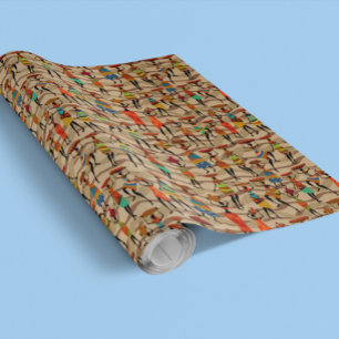 Tribal African Pattern Ethnisch Geschenkpapier