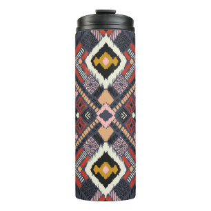 Tribal Afrikanisches Chevron Aztec-Muster Thermosbecher