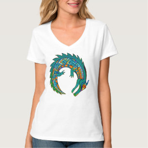 Tribal Alligator Art T-Shirt