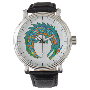 Tribal Alligator Art Watch Armbanduhr